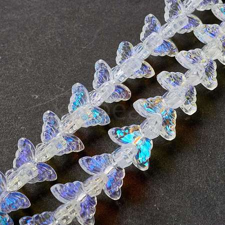 Transparent Glass Beads Strand GLAA-K002-02A-1