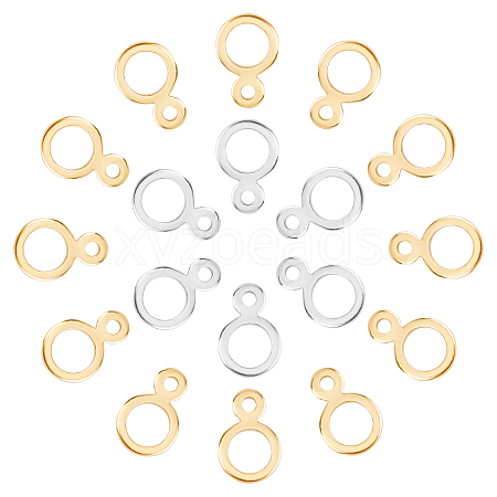 Unicraftale 304 Stainless Steel Hanger Rings STAS-UN0010-75-1