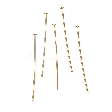 Brass Flat Head Pins KK-H502-01E-G-1