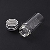 (Defective Closeout Sale: Slightly Concave Cap) Glass Bottles AJEW-XCP0001-95B-3