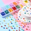 600Pcs 10 Colors Round Imitation Gemstone Acrylic Beads OACR-YW0001-93-5