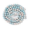Baking Paint Glass Bead Strands GLAA-H031-01C-10-3