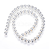 Electroplate Non-magnetic Synthetic Hematite Bead Strands X-G-Q466-8mm-02-2