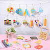 2 Sets 2 Styles Paper Banners AJEW-GF0008-52-4