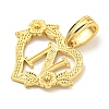 Heart Brass Pendants KK-I714-04G-N-2