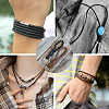 10 Yards 4 Colors Braided Leather Cord WL-TA0001-03-8