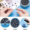 Electroplated Natural Lava Rock Beads G-NB0001-91A-3