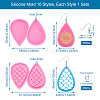 DIY Dangle Earring Making Kits DIY-CD0001-30-2