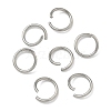 Tarnish Resistant 304 Stainless Steel Open Jump Rings STAS-E066-08-10mm-1