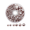 1Box ABS Plastic Imitation Pearl Dome Cabochons SACR-JP0001-49-1