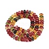 Crackle Transparent Glass Beads Strands GLAA-N074-02A-02-2
