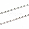 304 Stainless Steel Round Snake Chains CHS-L001-163-0.9mm-1