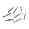 Non-Tarnish 304 Stainless Steel Connector Charms X-STAS-Q323-10P-1