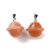 Natural Red Aventurine Pendants G-B041-01P-15-3