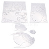 3 Sets 3 Style Fish Acrylic Mirror Wall Stickers DIY-CF0001-02B-2