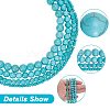 4 Strands 4 Styles Synthetic Turquoise Beads Strands G-AR0005-10-3