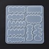 DIY Irregular Shape Cabochon Silicone Molds for Hair Clips DIY-L069-01A-4