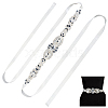 Flower Full Crystal & Montana Rhinestone Handmade Bridal Belts for Wedding Dresses AJEW-WH20006-233A-02-1