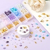 DIY Mixed Stone Chip & Glass Beads Jewelry Set Making Kit DIY-FS0002-34-5