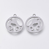 Non-Tarnish 201 Stainless Steel Pendants STAS-S110-024P-1