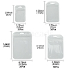 30Pcs Transparent Plastic Resealable Packaging Bags OPP-FS0001-06B-4