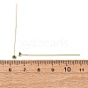Brass Micro Pave Cubic Zirconia Stud Earring Findings CU-CBA4618-01G-05-3