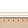 Long-Lasting Plated Brass Curb Chain Necklaces NJEW-K112-07G-NF-4