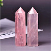 Tower Natural Rose Quartz Healing Stone Wands PW-WG74147-02-3