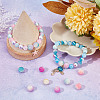 SUNNYCLUE 160Pcs 8 Colors Imitation Pearl Acrylic Beads OACR-SC0001-16-5