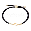 1Pc Adjustable Nylon Cord Slider Bracelets for Women BJEW-LP0001-32U-01-1