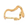 Rack Plating Brass Snake Finger Ring for Women RJEW-C048-02G-2
