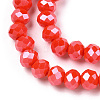 Electroplate Glass Beads Strands EGLA-A034-P3mm-A10-2