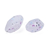 Marbled Stone Style Opaque Acrylic Beads OACR-G009-03D-1