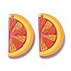 Translucent Acrylic Pendants TACR-T021-41B-1