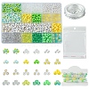 DIY Round Acrylic & Plastic Beads Bracelets Making Kits DIY-FS0006-49-1