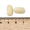 Opaque Acrylic Beads OACR-WH0055-01G-3