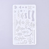 Plastic Reusable Drawing Painting Stencils Templates DIY-G027-G26-2