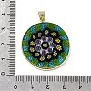 Handmade Lampwork Pendants LAMP-D002-04A-G-3