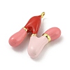 Brass Enamel Pendants X-KK-E093-03G-N-2