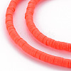 Handmade Polymer Clay Bead Strands CLAY-T002-4mm-44-3