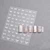 Bowknot Self Adhesive Nail Art Stickers PW-WG37ABF-02-1