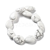 Natural Howlite Beads Strands G-P528-L16-01-3