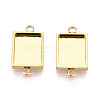 304 Stainless Steel Connector Cabochon Settings STAS-N115-41G-1