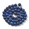 Natural Lapis Lazuli Beads Strands G-P348-01-8mm-5