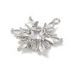 Christmas Theme Brass Micro Pave Cubic Zirconia Pendants X-KK-Z065-01-02P-2