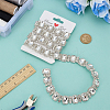 1 Yard Rectangle Iron Rhinestone Strass Chains CH-FG0001-02B-4