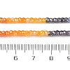 Transparent Gradient Color Cubic Zirconia Strand ZIRC-NH0002-01K-4