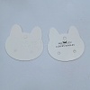 Paper Earring Card Holder for Earring Display CDIS-WH0019-08-1