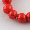 Painted Glass Bead Strands X-DGLA-S071-8mm-49-1