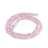 Dyed Natural Malaysia Jade Rondelle Beads Strands G-E316-2x4mm-46-6